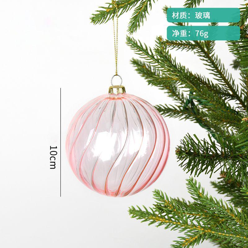 Christmas Decoration Glass Filling Ball Ornaments Creative Pendant Christmas Tree Scene Hanging Ball Accessories Holiday Gifts