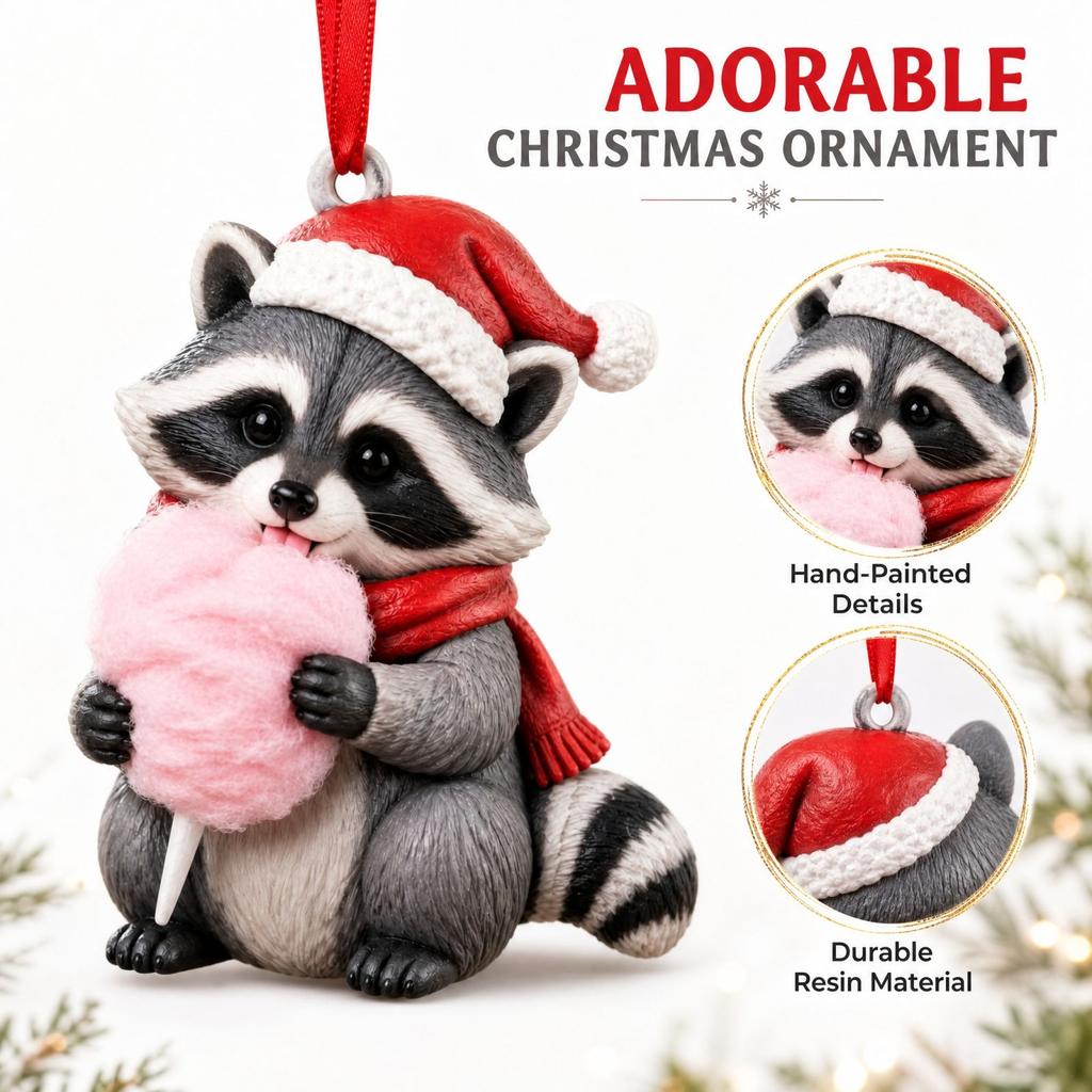 Christmas 2D Acrylic Hanging Ornament Holiday Decoration for Home Festive Decor