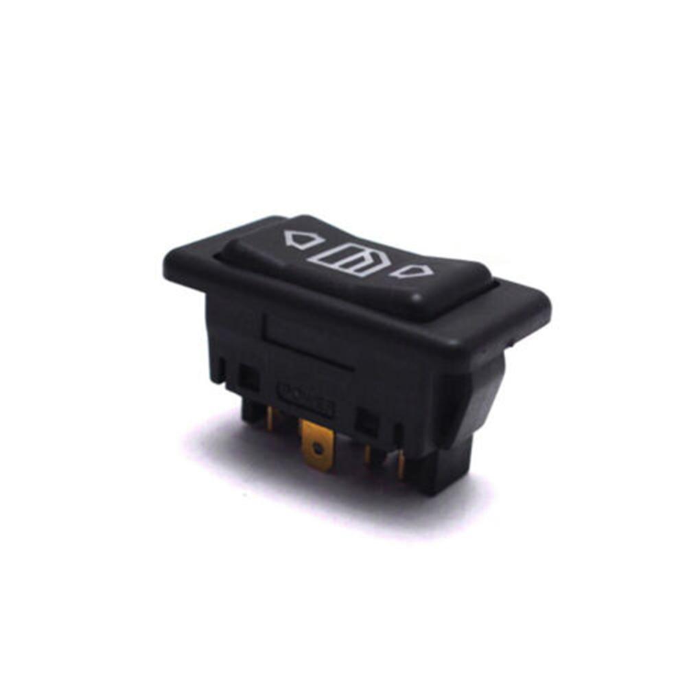 6 Pin Car Glass Lifter Switch Electric Power Switch Button With Green 12V 24V 10A Car Electric-Window Switch Accessories Parts
