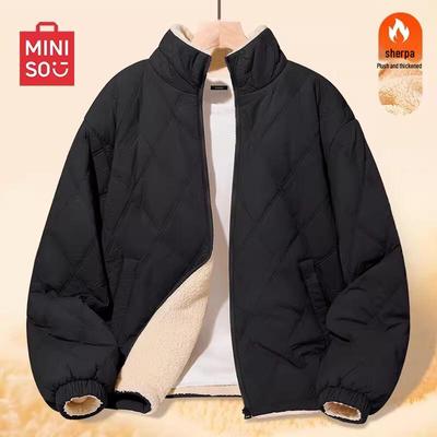 Men's Solid Color Padded Jacket