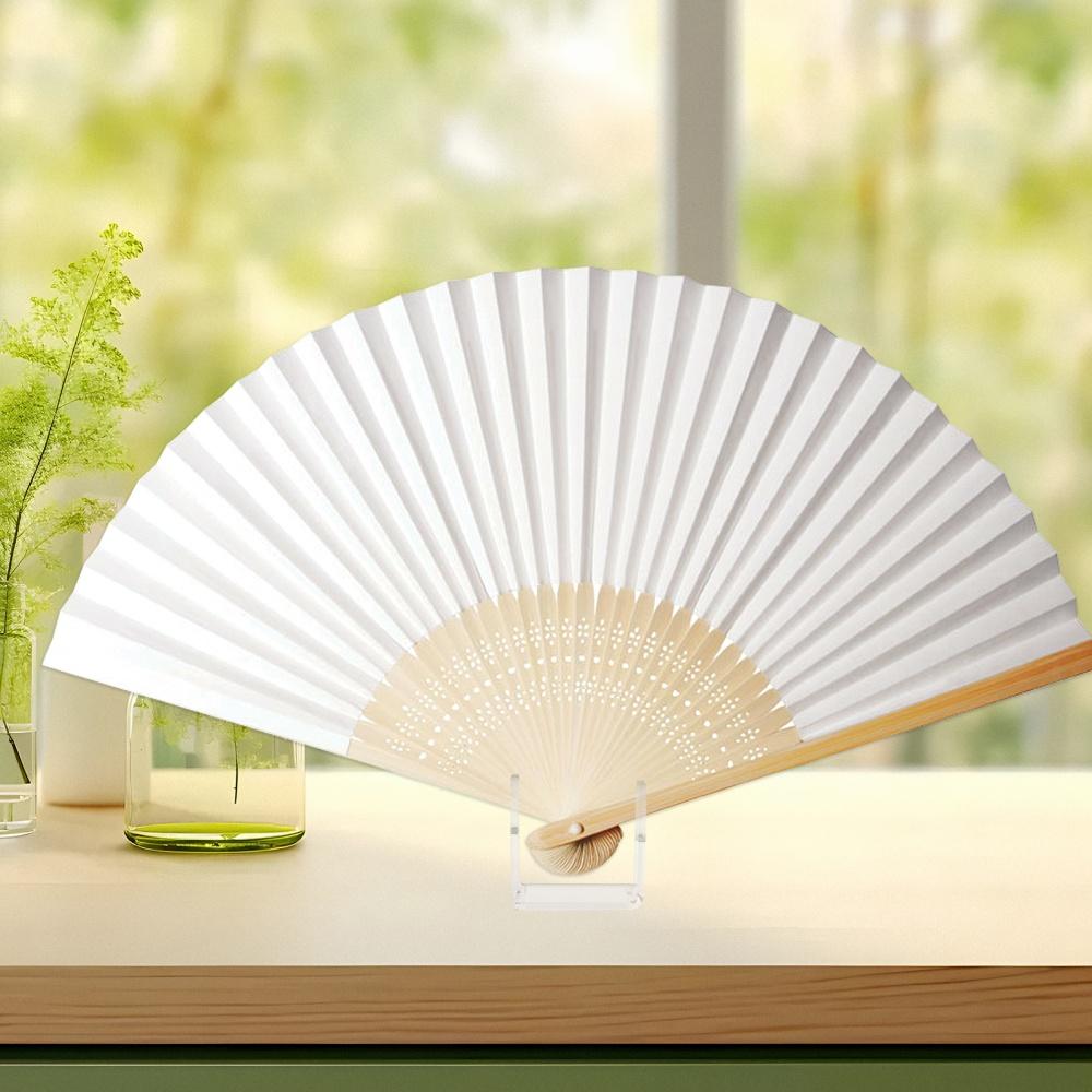 Acrylic Fan Display Stand For Folding Fans Organizer Rack Holder Storage Showcase