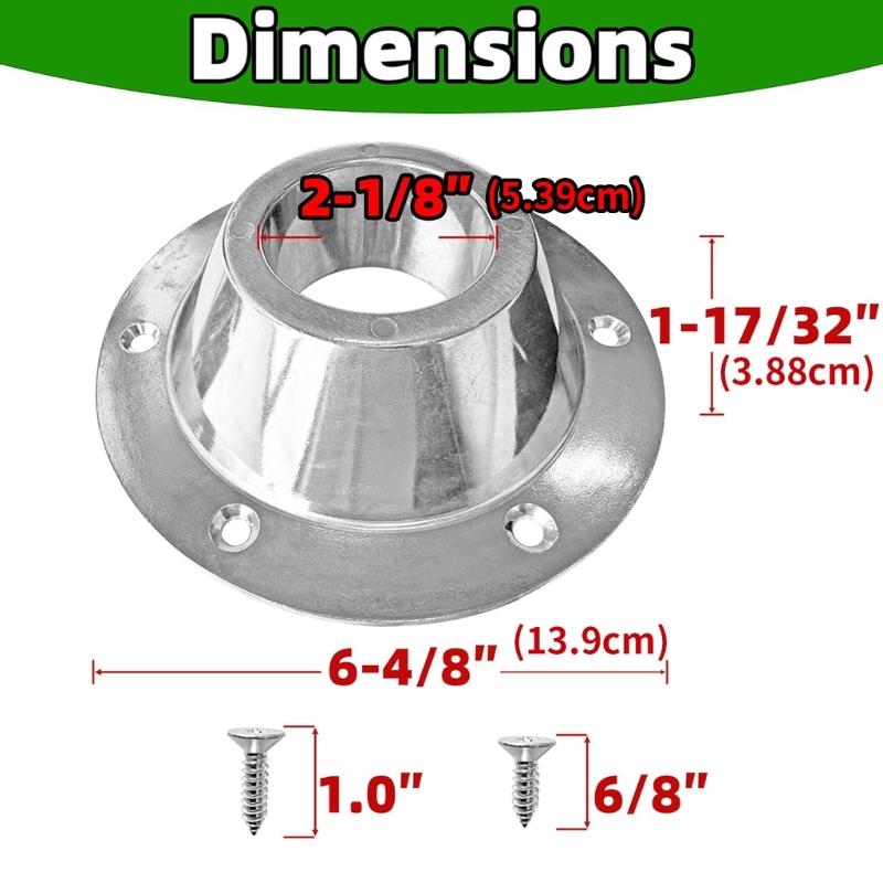 2Pcs Steel Table Base Flanges with Pre Drilled Holes Table Mounting Brackets Simple Installation for Easy Assembly