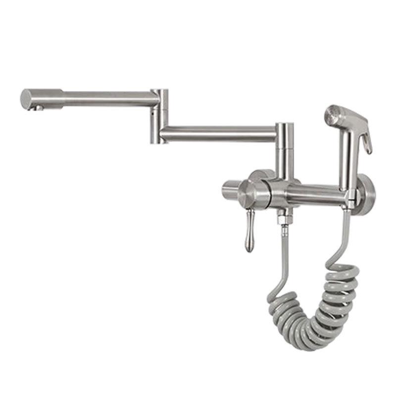 Stainless Steel Foldable Kitchen Sink with Hot/Cold Mixer Tap