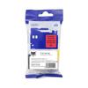 YFHC TZe-441 18mm Label Tape, Red on Black
