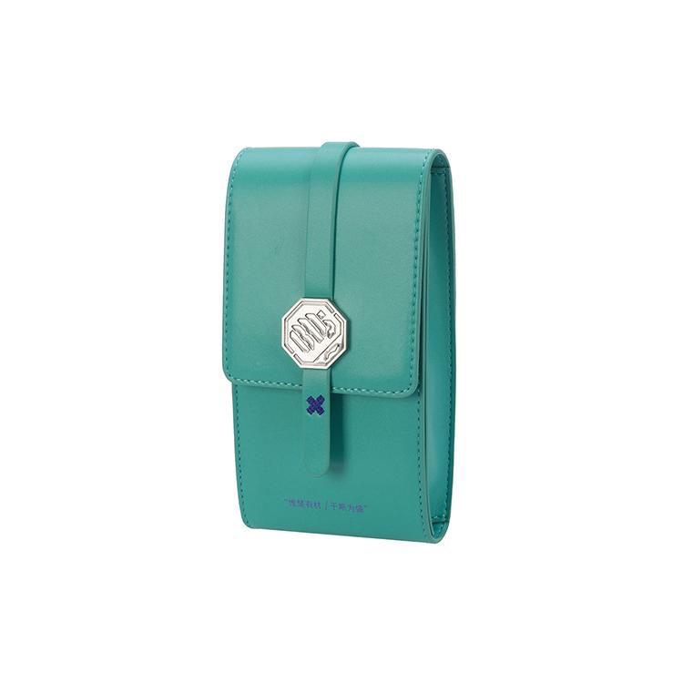 

New LiNing Synthetic Leather Crossbody Bag Regular Unisex Green ABDR502-2 8.9*2.5*17.5CM