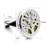 Aromatherapy Jewelry Car Perfume Air Freshener Car Clip Tree of Life Aroma Essential Oil Diffuser Necklace Locket Pendants