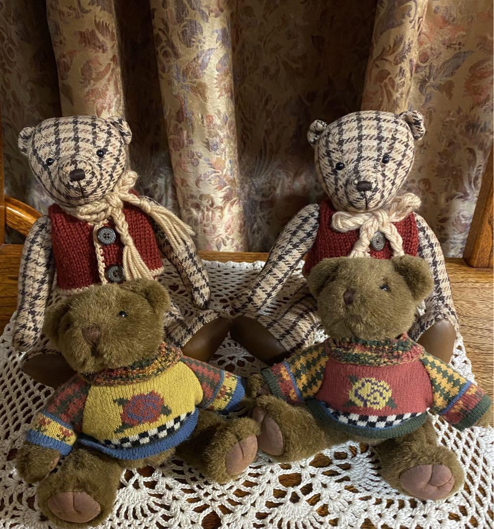 

[USED] Petit Loup Teddy Bears (4 pieces)