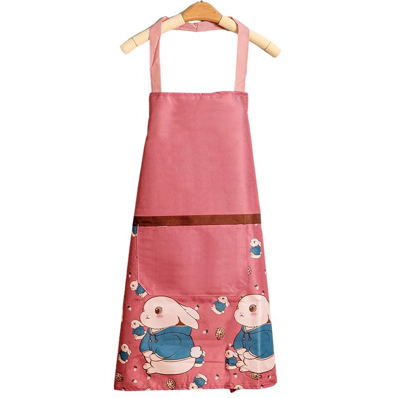 Cute Rabbit Waterproof Kitchen Apron