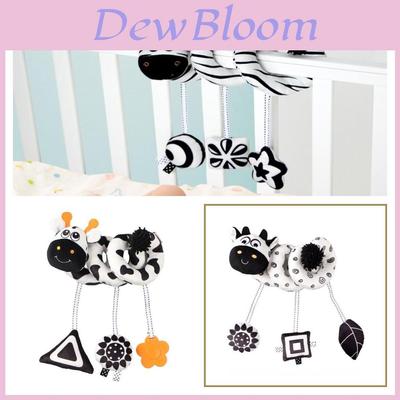Black And White Animal Visual Stimulation Early Education Crib Toy