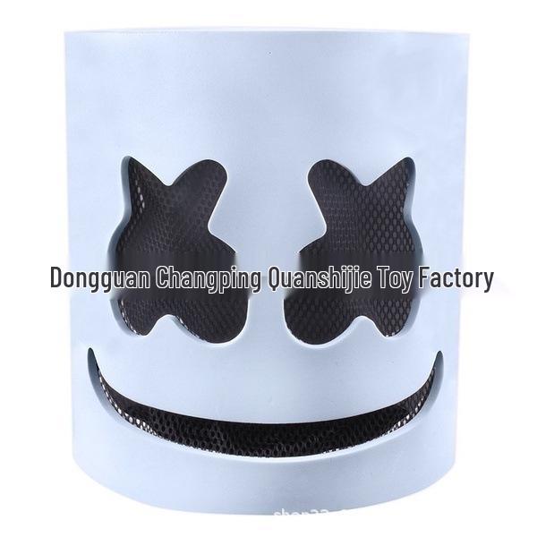 Top 100 Marshmello DJ Headgear EVA Mask for Electronic Music Festivals & Halloween Dance Parties