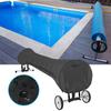 Swimming Pool Solar Reel Cover 18Ft 210D Oxford Fabric Waterproof Pool Solar Protective Blanket