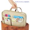 LIHIT LAB HINEMO Stand Pouch, Medium, Beige, A7911-16