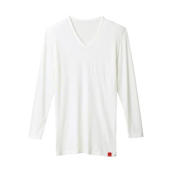 GUNZE Inner Shirt Hot Magic Soft and Warm V-Neck 9/4 Sleeve MH1909 Men s