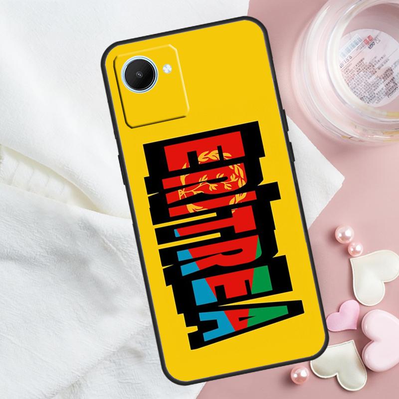 

Eritrea Flag For Realme GT 6T 6 5 GT7 Pro C67 C75 C61 C55 C53 C51 C21Y C25S 10 11 12 13 14 Pro Plus Case Realme C61