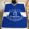 1pc Everton FC Print Flannel Blanket, High Quality Comfortable for All Seasons, Home Decor, Warmth and Comfort, Perfect for Christmas Gifts40