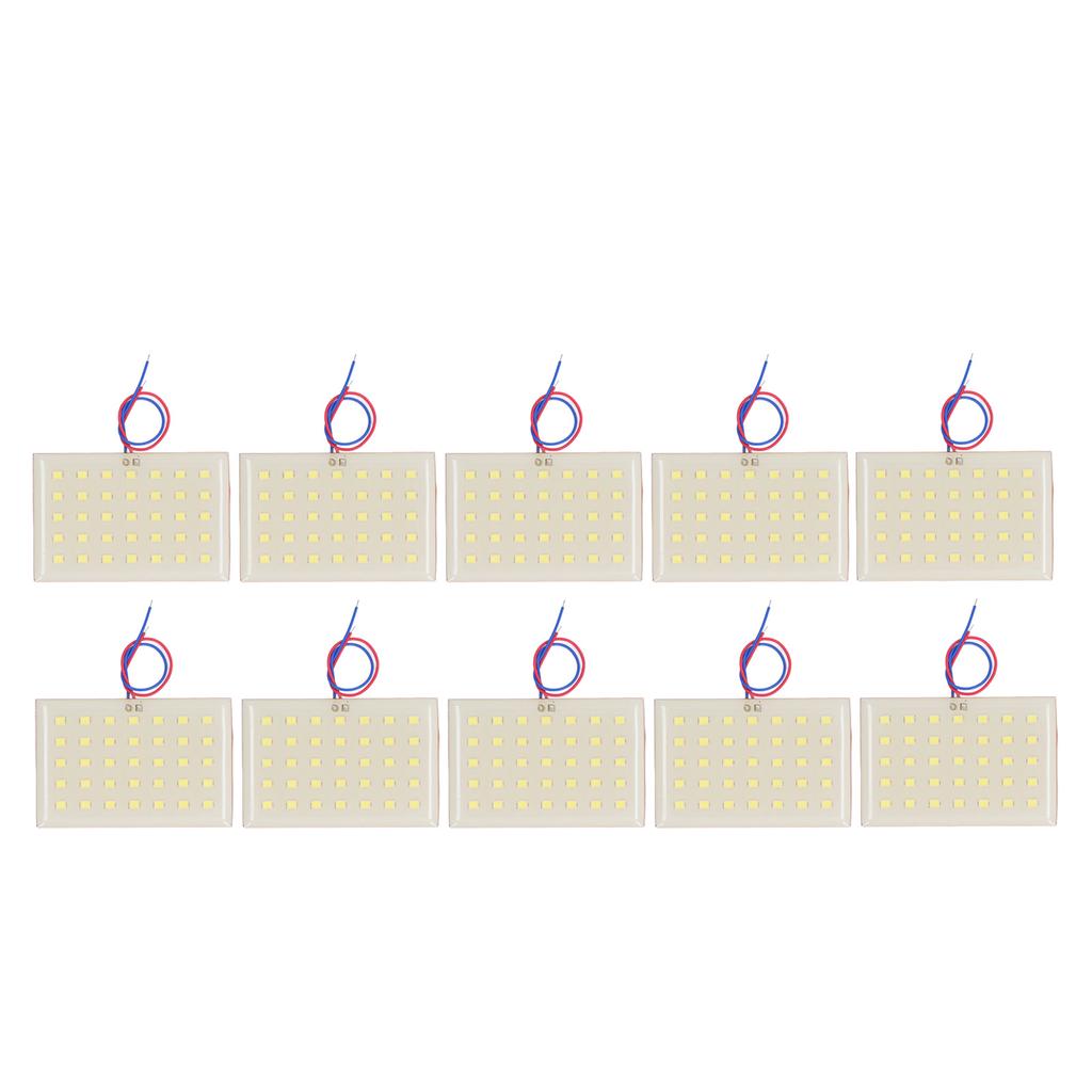 10Pcs SMD LED Lamp Bulb Board Panel 5W 3.2V 3.7V for Pillar Lawn Light Electron Component
