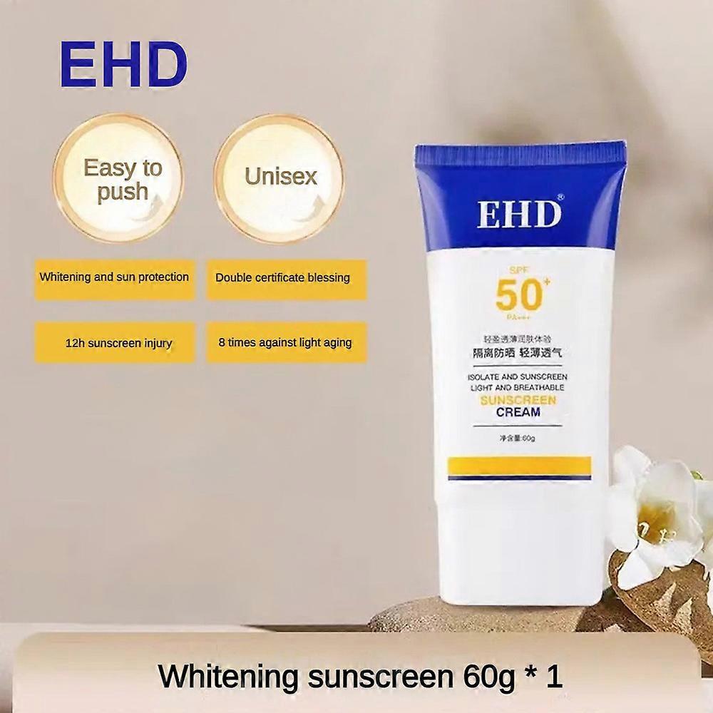60ml Face Sunscreen Ultra SPF50+ Body Sunscreen Anti-Imperfection Anti-Shine Invisible Fluid Sunscreen