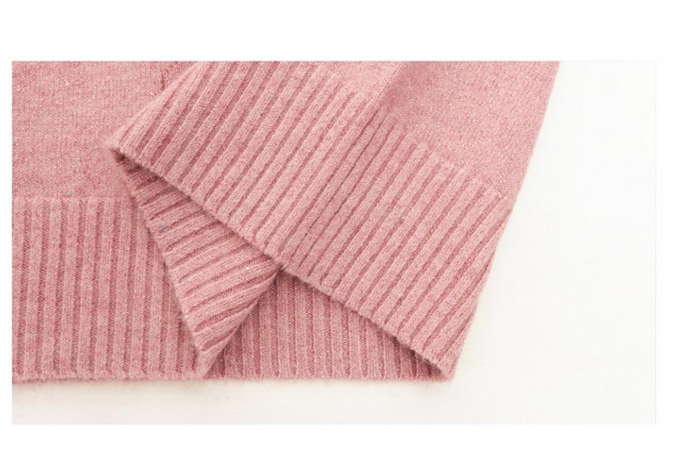 Women's High-Quality Wool Sweater - Simple Loose Knit Pullover for Autumn/Winter