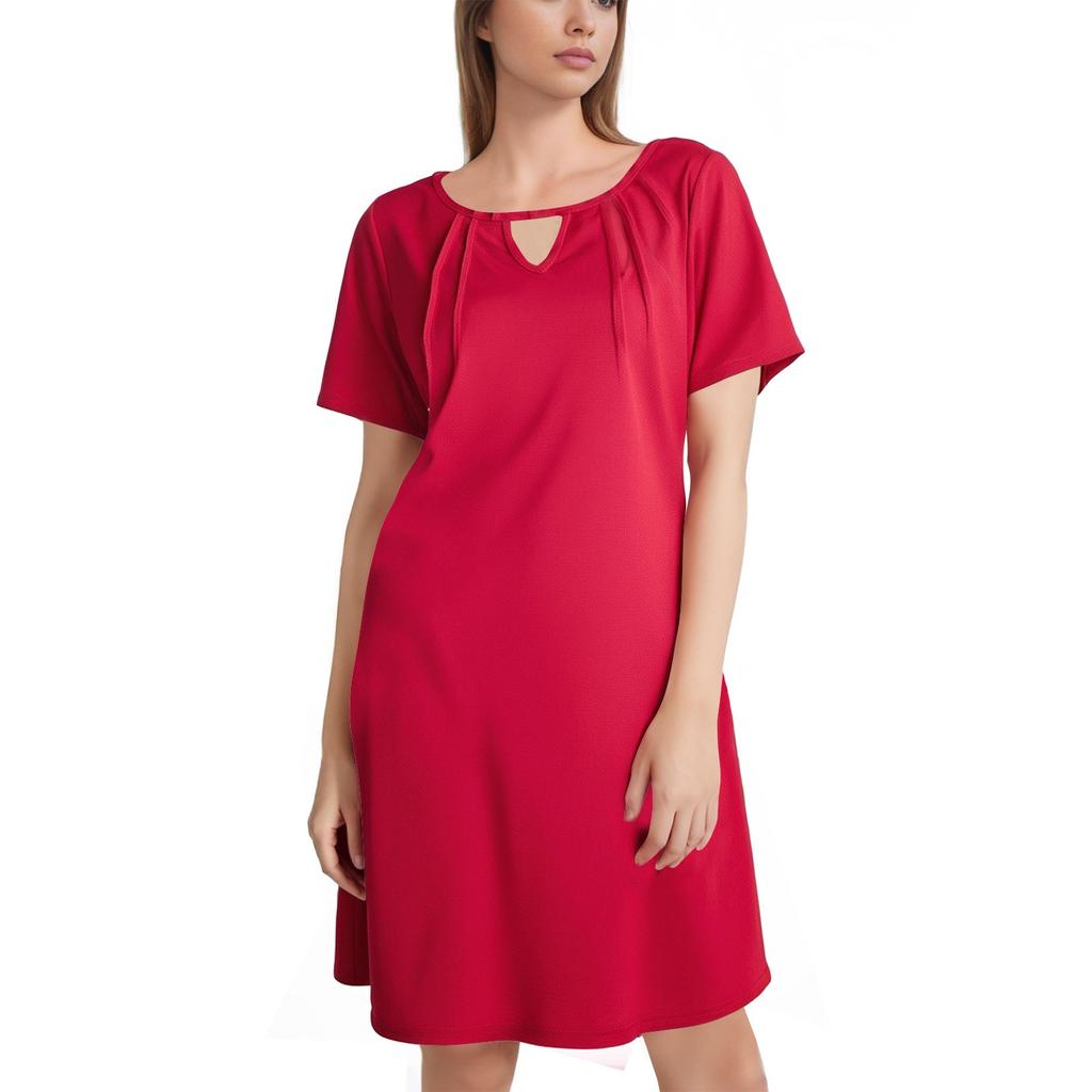 Women's Dresses Short Sleeve Casual Homecoming Vacation Beach T-Shirt Dresses
