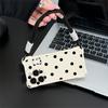 Polka Dot Panda for IPhone 16 Phone Case 15pro for Apple 16ProMax Couple Model 14 with Lanyard 13
