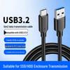 USB3.2 To Type-C High-Speed Fast Charging Cable for Apple 15 Mobile Hard Drive