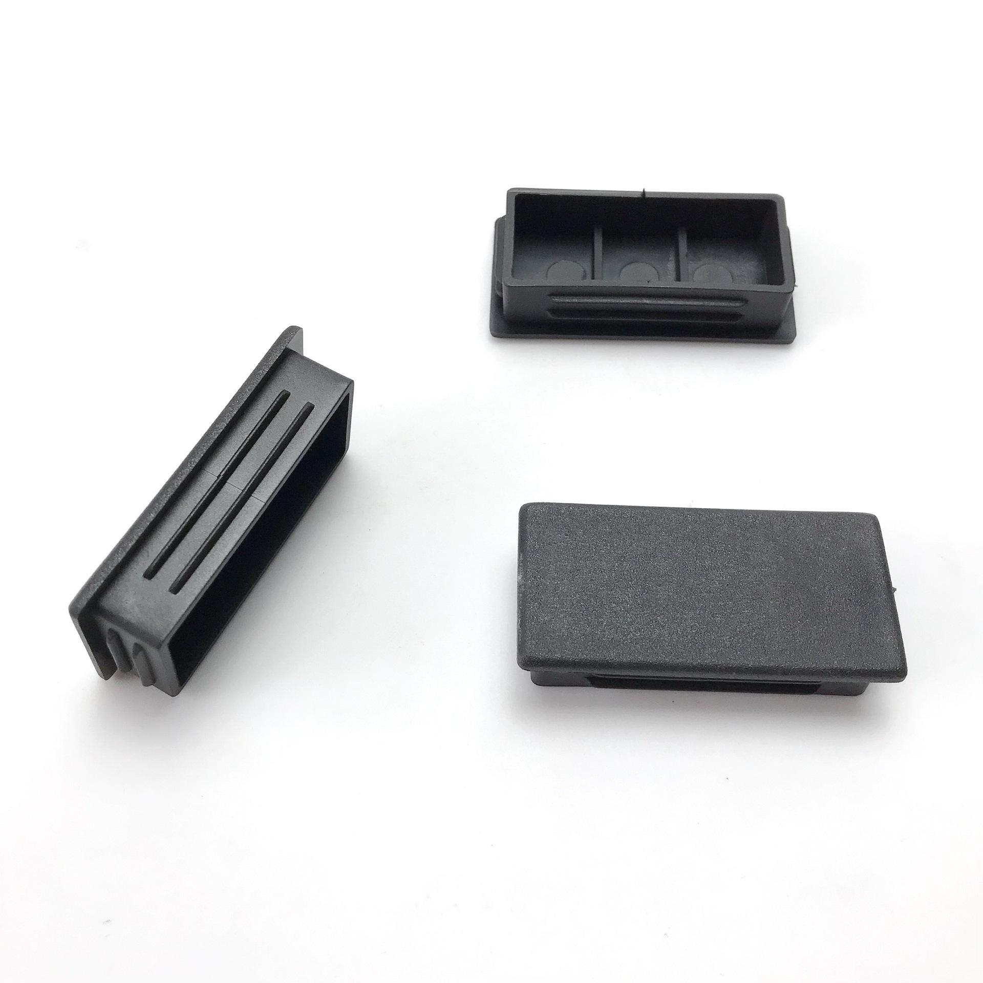 Rectangular Tube Plug 60*30*1.5 PE Plastic for Fitness Equipment & Display Stands