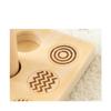 Children Sensory Toys  Tactile Board Matching Sorting Game Auditory Training Early Education Teaching Aids Montessori Wooden Toy