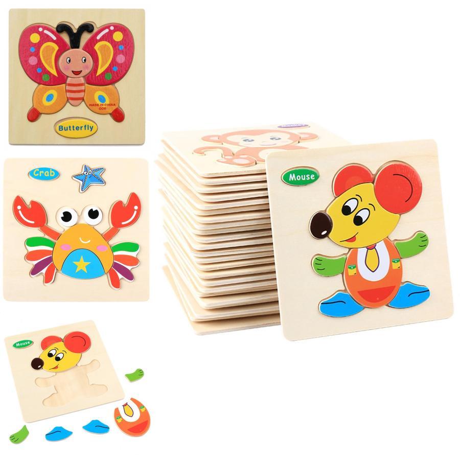Premium Quality Wooden Puzzle Educational Developmental Baby Kids Training Toy With Fashion Style