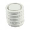 50mm Cabinet Vents ABS Plastic Air Vent Decor Grey/Black/Brown/White