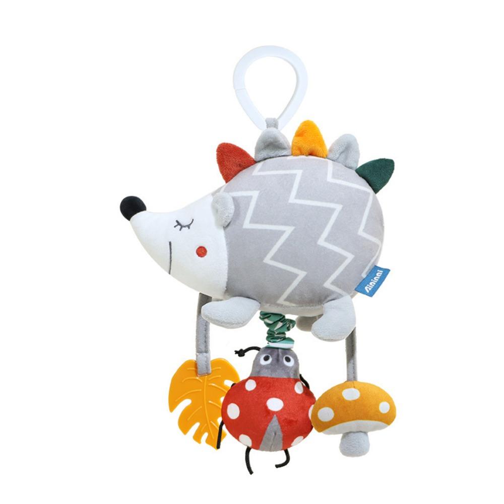 

with Ringing Bell Animal Wind Chime Soft Cartoon Style Baby Bed Bell Infant Newborn Style B