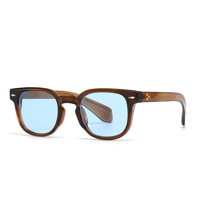 SHAUNA Retro Nagler Dame Square Solbriller Gradient Trending Men Shades UV400