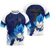2026 New Adult Men's Dragon Ball Goku 3D Printed Football Jersey T-Shirt Kids Anime T-Shirt Special Football Jersey Unisex Y2k
