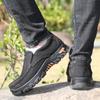 Fashion 2025New Men Slip On Casual Leather Walking Shoes Breathable Genuine Leather Lazy SneakersOutdoor Soft Sole Comfort Walking Shoes