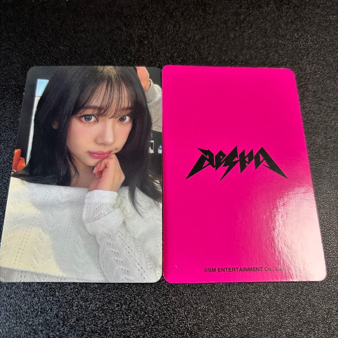 [USED] aespa Karina Rich Man Warner Lucky Draw Trading Card