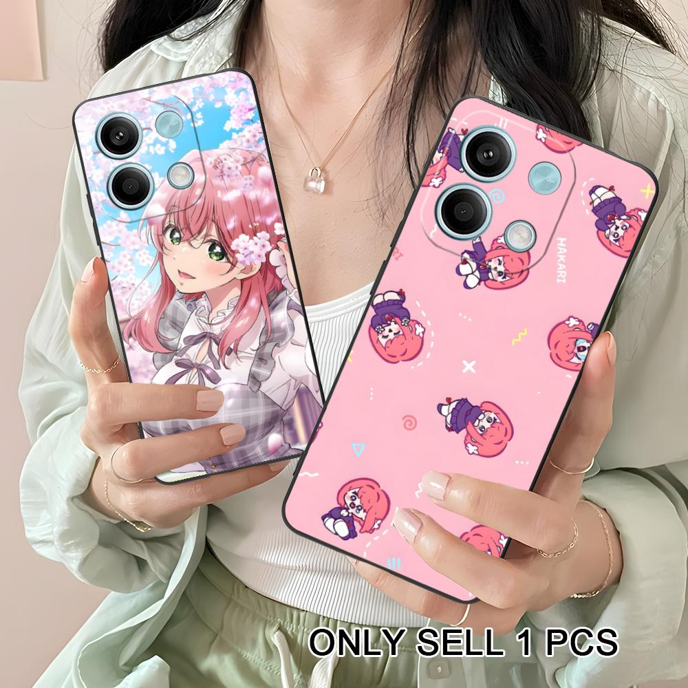 Anime Hakari Hanazono Matte TPU Mobile Phone Case for Xiaomi Redmi Note 14 13 12 11 S Pro Plus 4G 5G Colorful Printing Cover