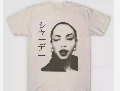 Tričko Sade, Sade Japonské turné Bílé bavlněné tričko Unisex S-5XL Unisex tričko