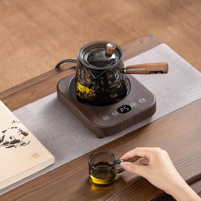 Thickened Smoke Grey Glass Teapot Set