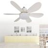 ZK30 Ceiling Fan Light Remote Control E26/E27 Base Dimmable Ceiling Fan with Light for Garage Bathroom Bedroom Kitchen
