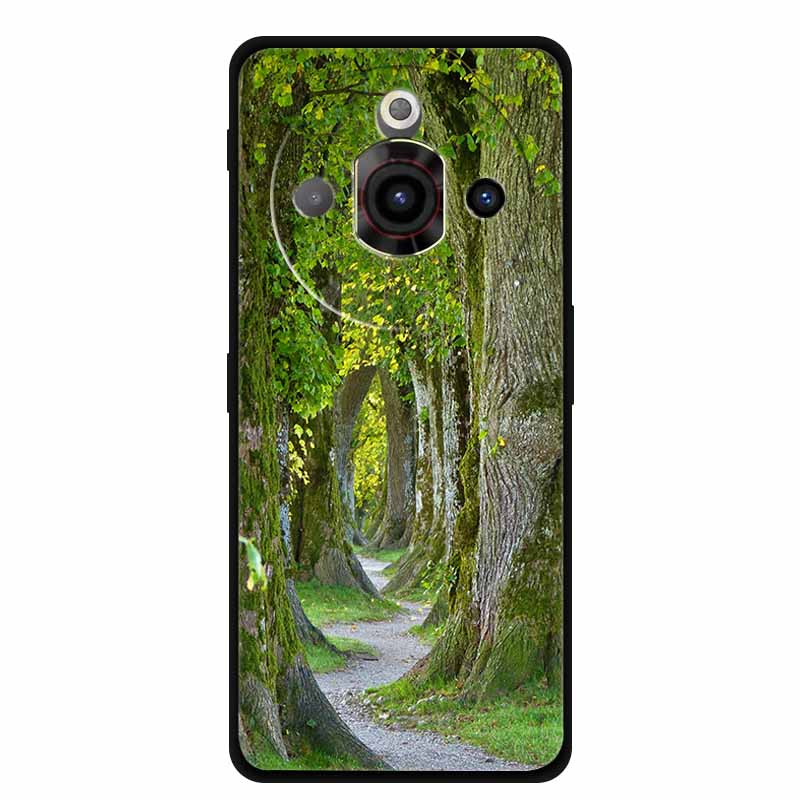 For NUBIA Focus Pro 5G Case Original Soft Silicone TPU Phone Cases Back Cover For NUBIAFocus Pro Fashion Planet Protective Coque