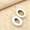 Ravishing Smoky Topaz Gemstone Handmade 925 Solid Sterling Silver Jewelry Earrings For Her