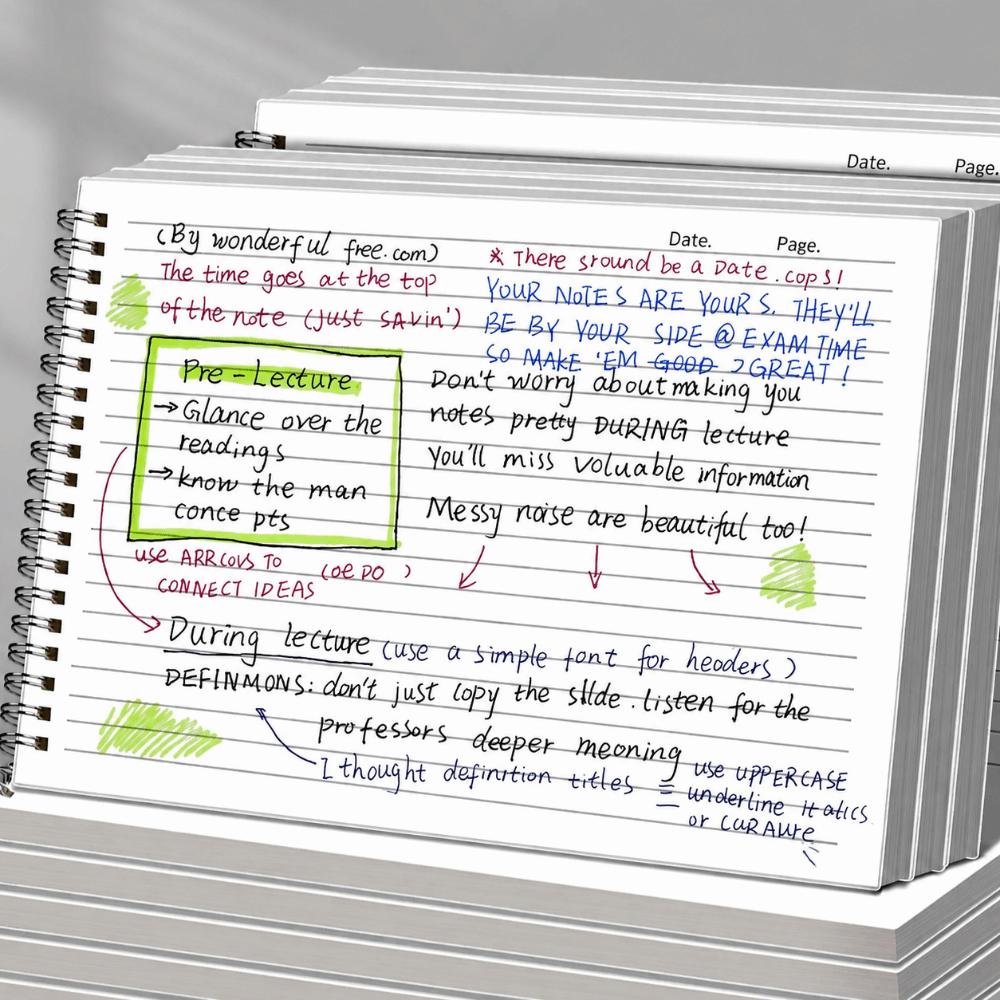 60 Sheets Notebook Side-Bound Journal Multi-functional Lined Notebook Note-Taking