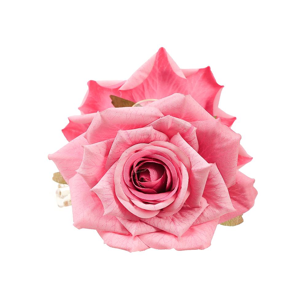 Simulated Flowers Rose Hair Clips Hairpin Fashion Hair Accessories Hair Claw For Women Girl