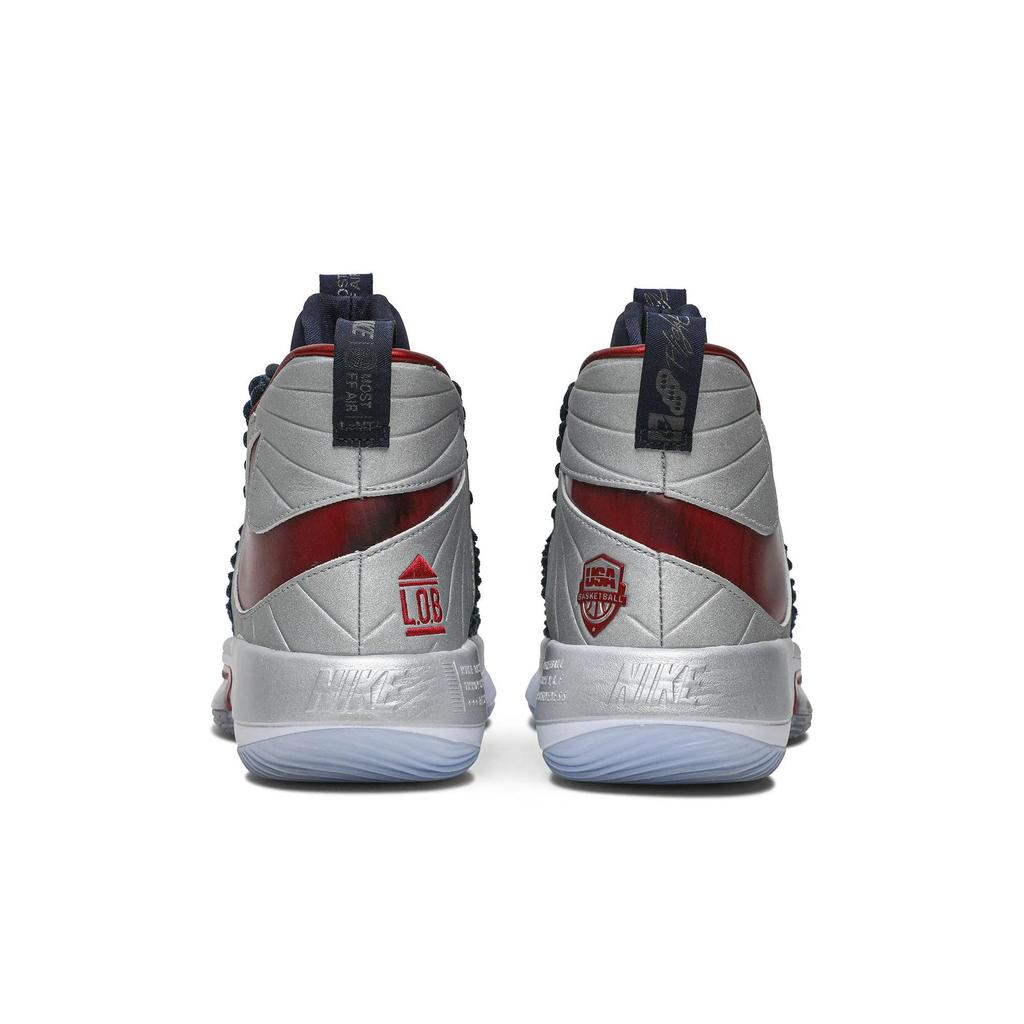 Nike AlphaDunk 'Dunk of Death' (Unisex) Metallic Silver / Hyper Royal / Red Orbit Basketball Shoes BQ5401 003