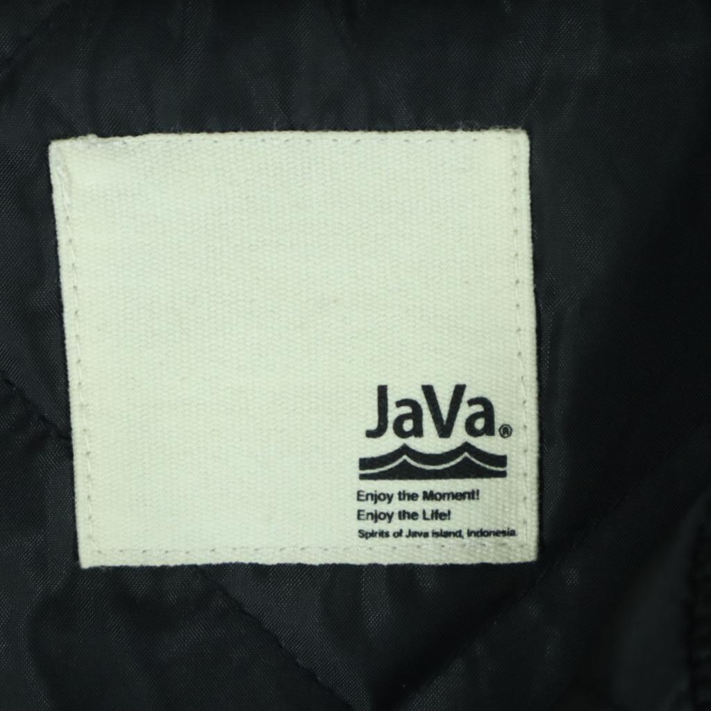 Java Long Sleeve Faux Leather Rib Blouson L Black Men's Used