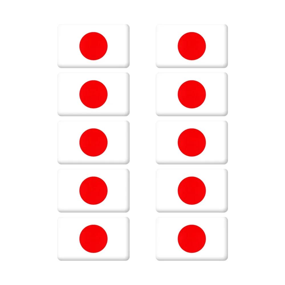 10pcs Epoxy Sweden Flags Sticker Car Interior Decoration Decal for VOLVO S40 S60 S80 S90 XC40 XC60 XC70 XC90 V40 V60 V70 Badge