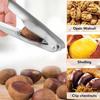 2 In 1 Stainless Chestnut Machine Kitchen Accessories Chestnut Sheath Chestnut Cutter Chestnut Opener Chestnut Nut for Nuts