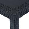 VidaXL Garden Table Anthracite 150x90x72 Cm Plastic Rattan Look