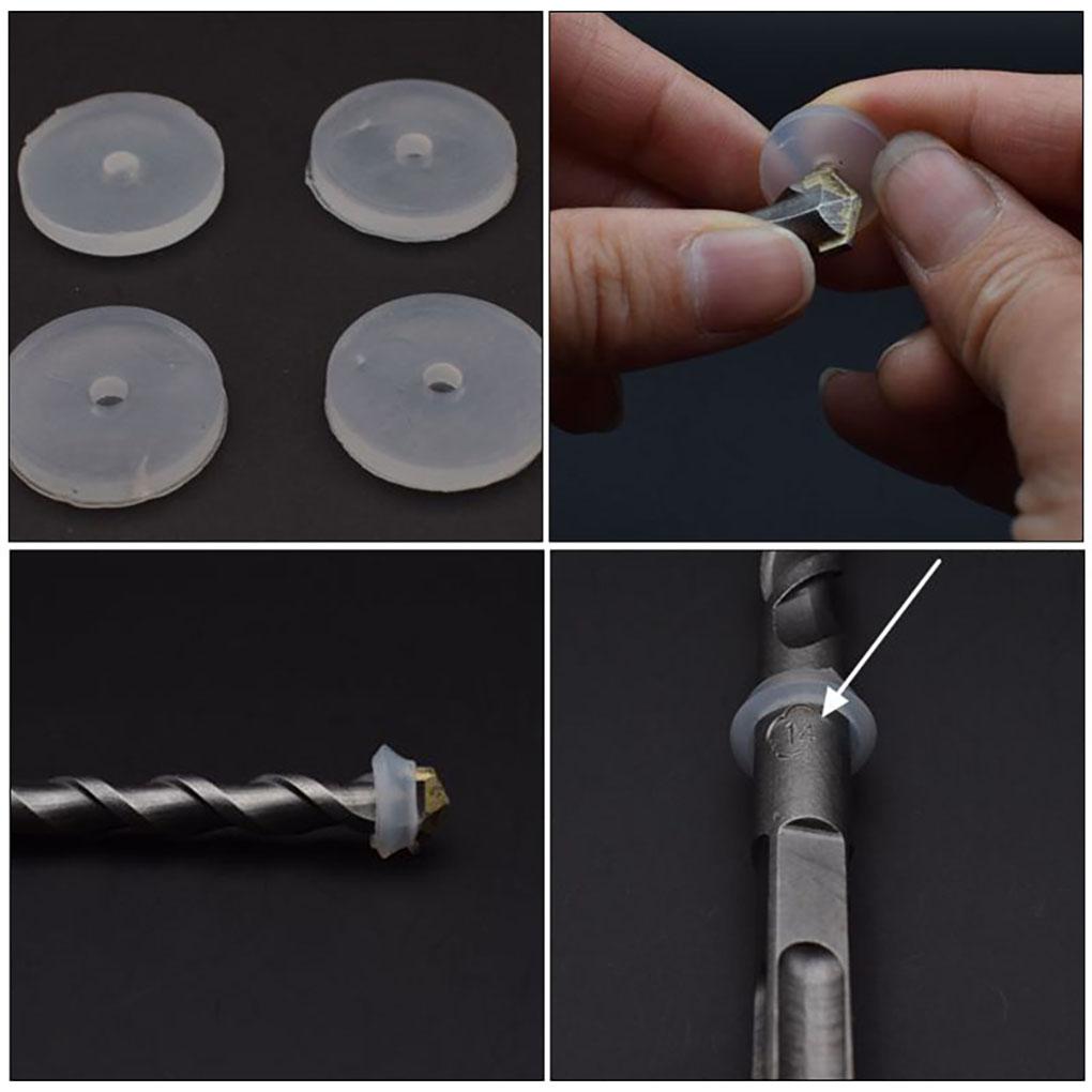Drill Cover Silicone Stain Dirt Dustproof Universal Industrial Dust Collector Protector Guard Spare Parts Accessories