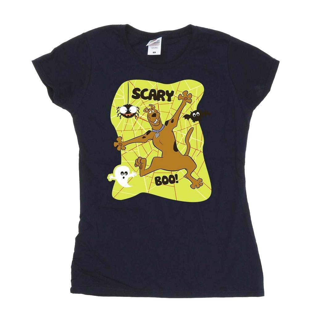 Scooby Doo Womens/Ladies Scary Boo! Cotton T Shirt