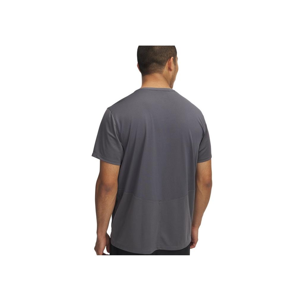 Under Armour Speed Stride 2.0 S potlačou loga Odolné Pohodlné Voľný strih Športové tričko Pánske Topy Rhino-Gray 1369743-025